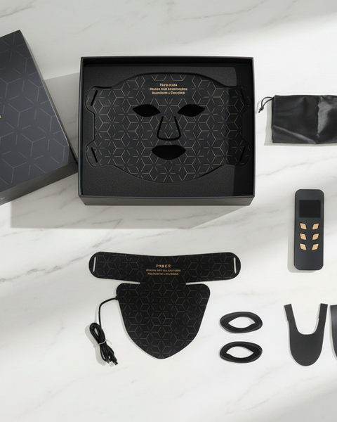 Revéla – LED Lichttherapie Masker met Infrarood voor Gezicht & Nek - LYOVA