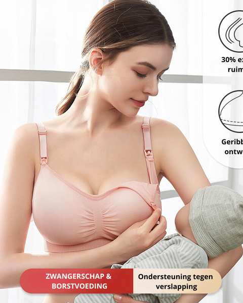 Comfortabele Borstvoedingsbeha – Zacht, Naadloos & Functioneel