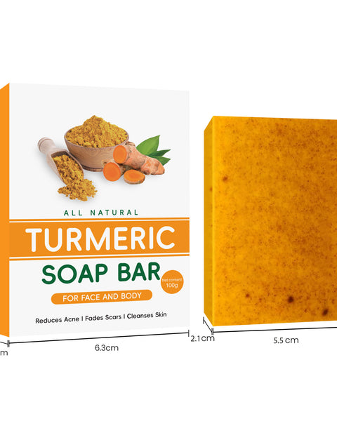 Kurkuma Zeep - 3 pack voor een zuivere en stralende huid - LYOVA