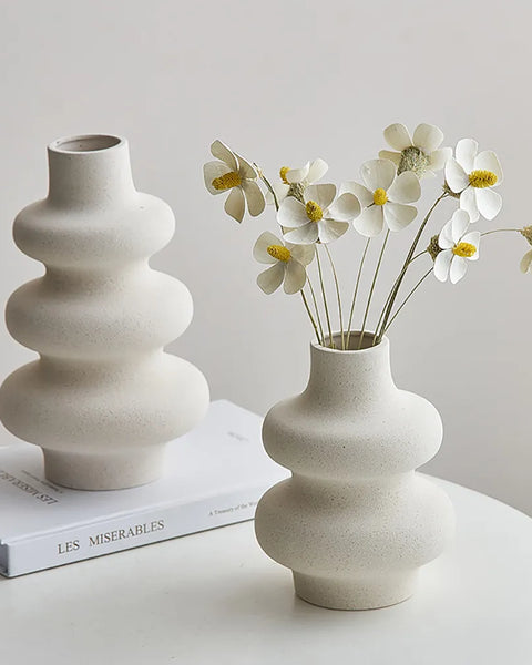 Nordic Keramische Vaas - Strak en Modern Design