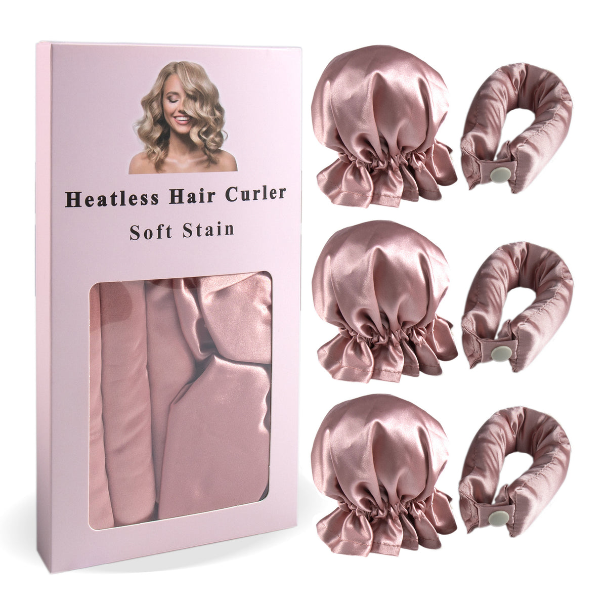 Satin Heatless Curls Set - LYOVA