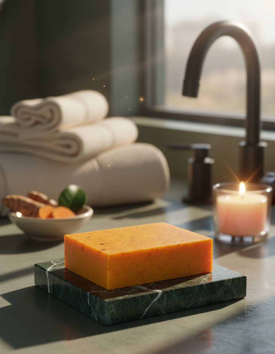 Kurkuma Zeep - 3 pack voor een zuivere en stralende huid - LYOVA