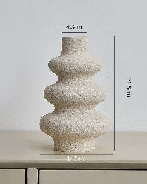 Nordic Keramische Vaas - Strak en Modern Design