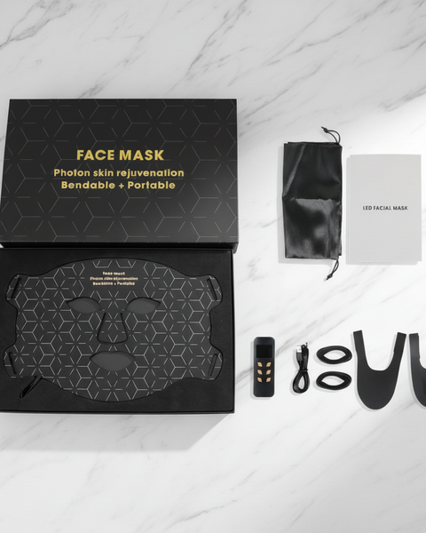 Revéla – LED Lichttherapie Masker met Infrarood voor Gezicht & Nek - LYOVA