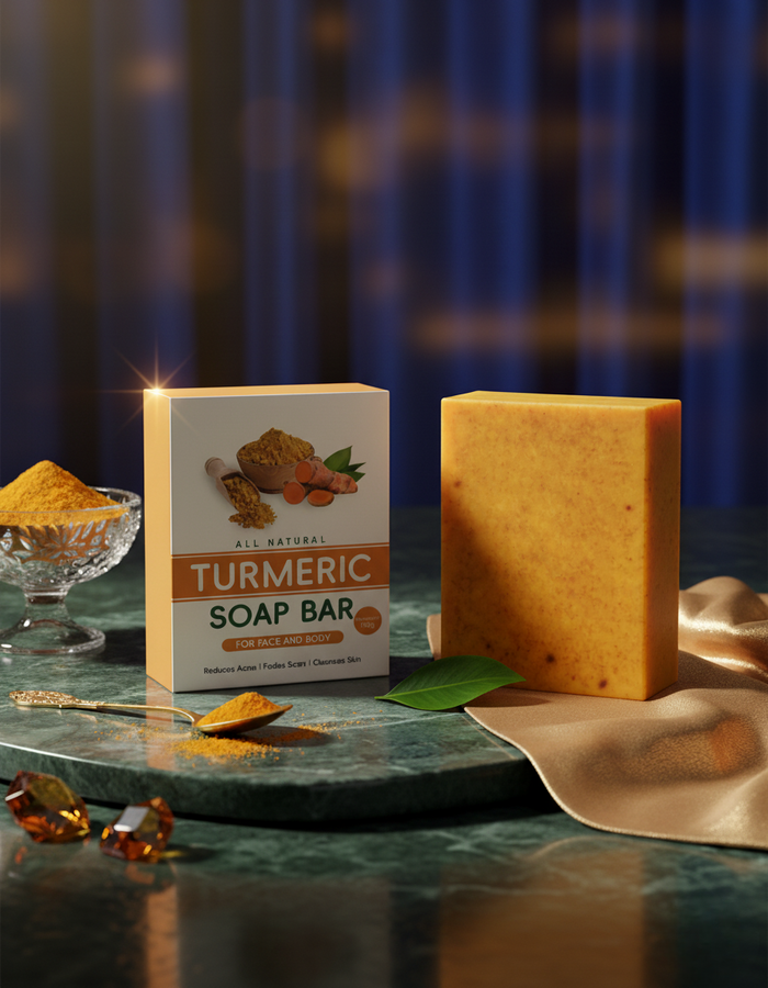 Kurkuma Zeep - 3 pack voor een zuivere en stralende huid - LYOVA