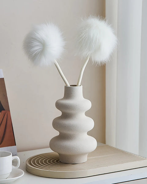 Nordic Keramische Vaas - Strak en Modern Design