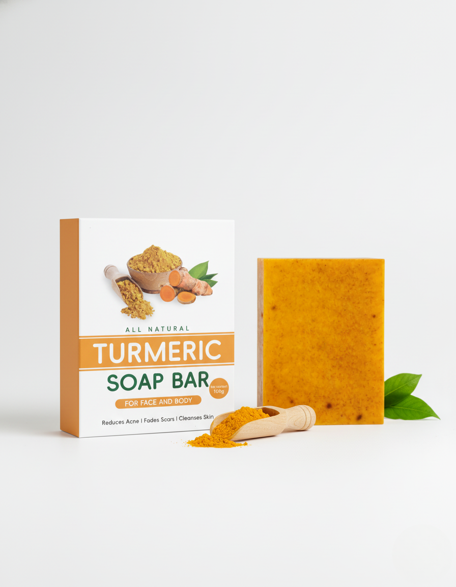 Kurkuma Zeep - 3 pack voor een zuivere en stralende huid - LYOVA