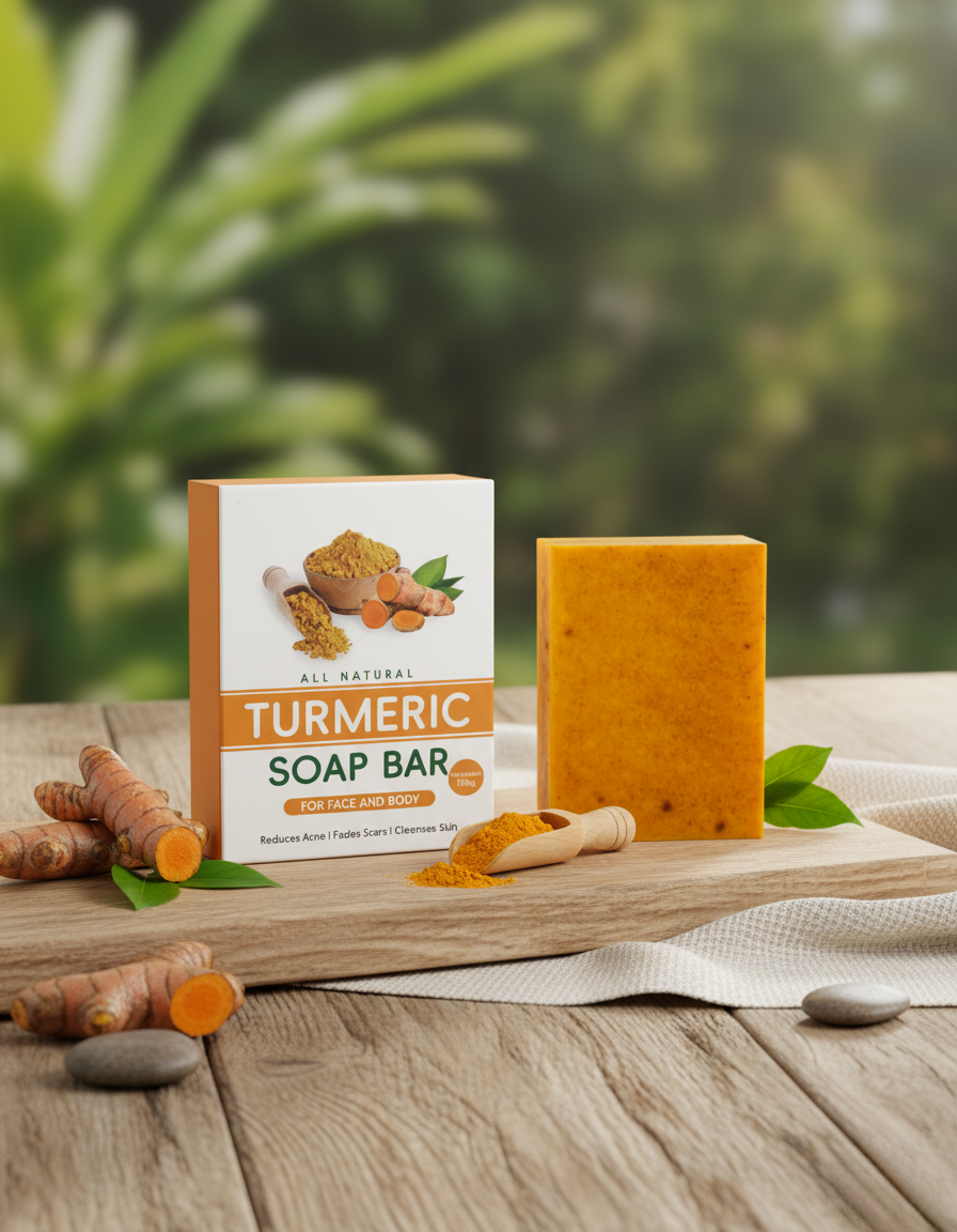 Kurkuma Zeep - 3 pack voor een zuivere en stralende huid - LYOVA